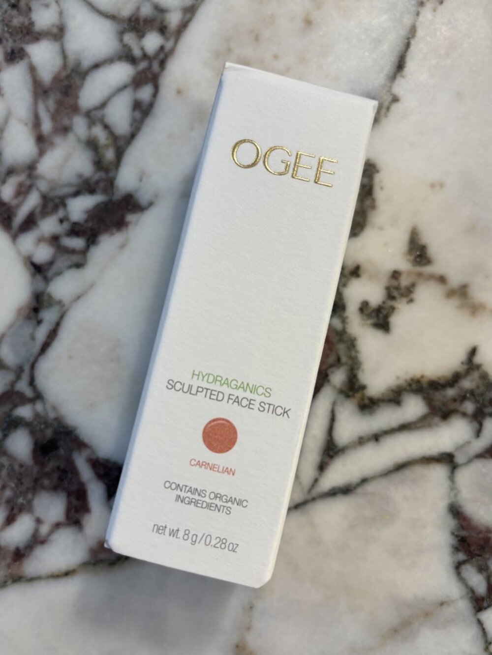 Ogee Carnelian Sculpted Face Stick - Never Opened